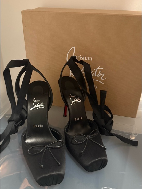 Christian Louboutin Shoes - 100% Authentic Christian Louboutin SIZE 40 Cassia ballerina lace up heels